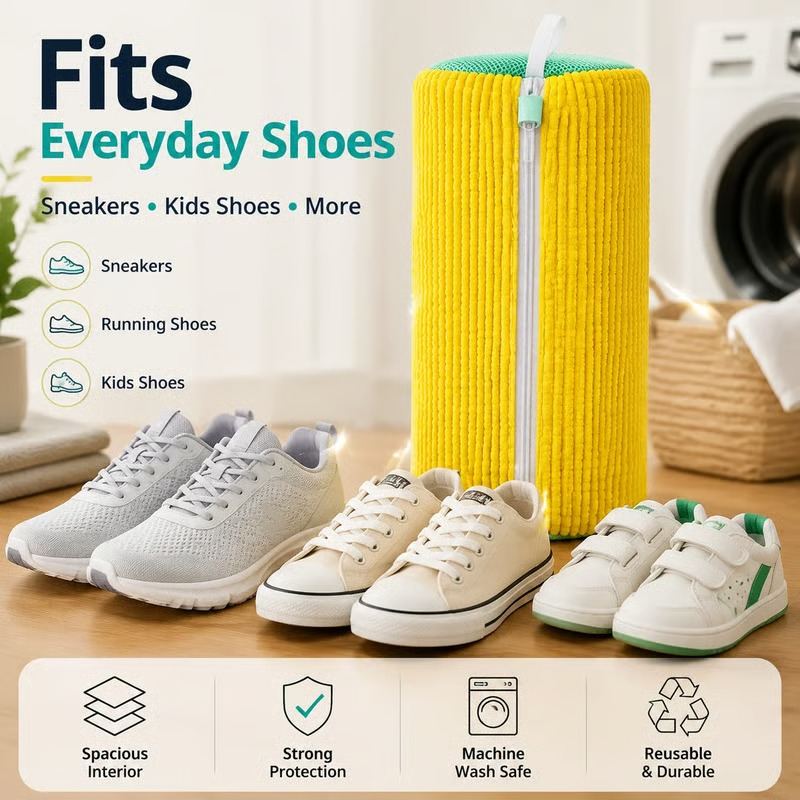 Reusable Shoe Wash Bag for Washing Machine
